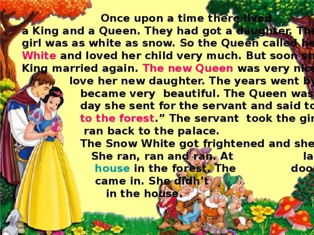 There were once two. Сказка на английском языке. Английские сказки. Once upon a time there Lived a King. Белоснежка на английском.