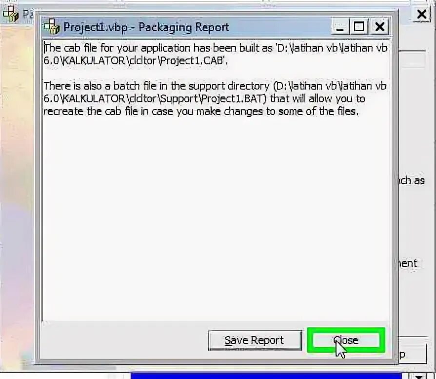 Executable package. Executable package