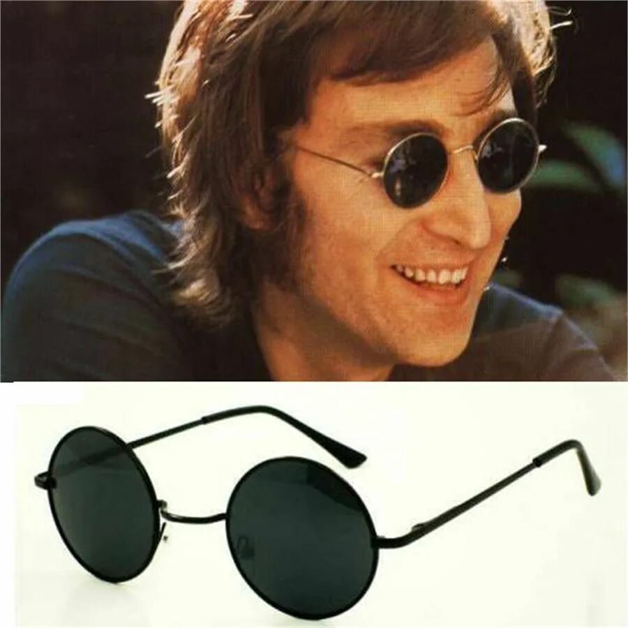 round black sunglasses mirror lens retro Goth Steampunk HT-005 - Hi Tek Webstore
