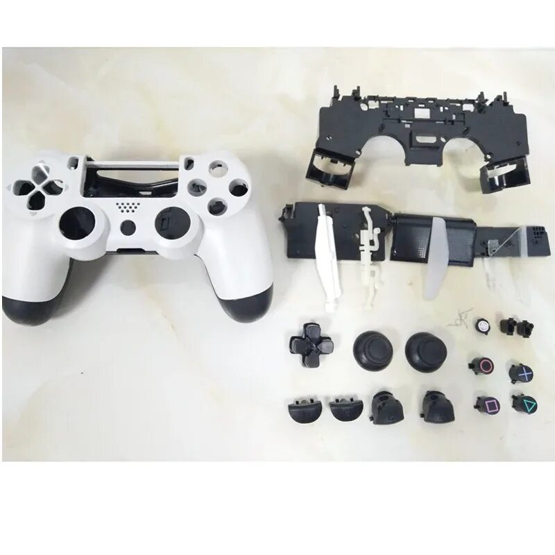 Запчасти для джойстика. Задняя крышка Dualshock 4. Чехол для Dualshock 4. Minato Dualshock 4 корпус. Наклейки ABXY для Dualshock 4.