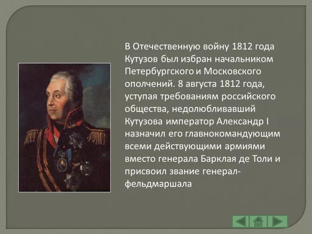 Сочинение изображение толстым войны 1812