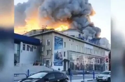 Сгорел аэропорт