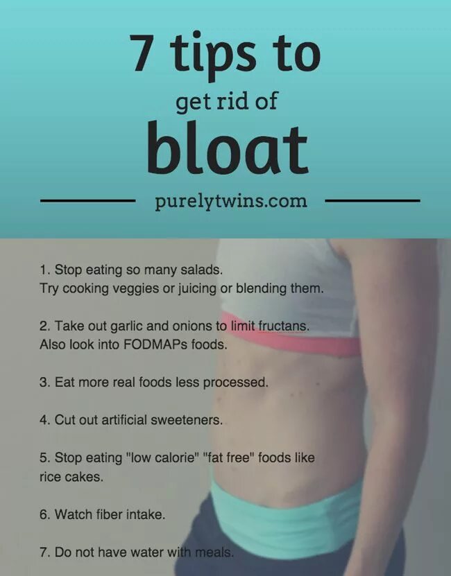 Get rid of the them. Get rid of. period bloating. tips of clothes.