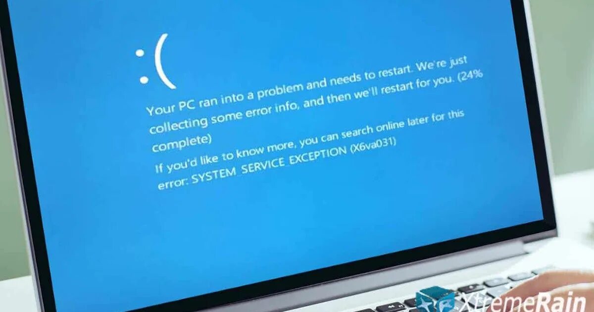 Ошибка Windows 8.1. Сбой системы. System exception ошибка. System service exception синий экран Windows 8.1.