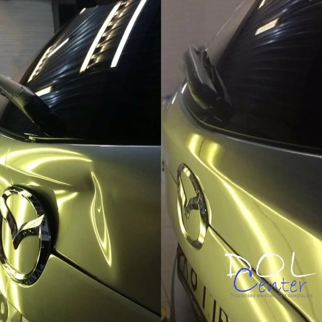 Ремонт вмятин после града до/после. Вытяжка вмятин без покраски. Выпрямление вмятин без покраски. Выправление вмятины на двери автомобиля без покраски. Выпрямление вмятин митсубиши.