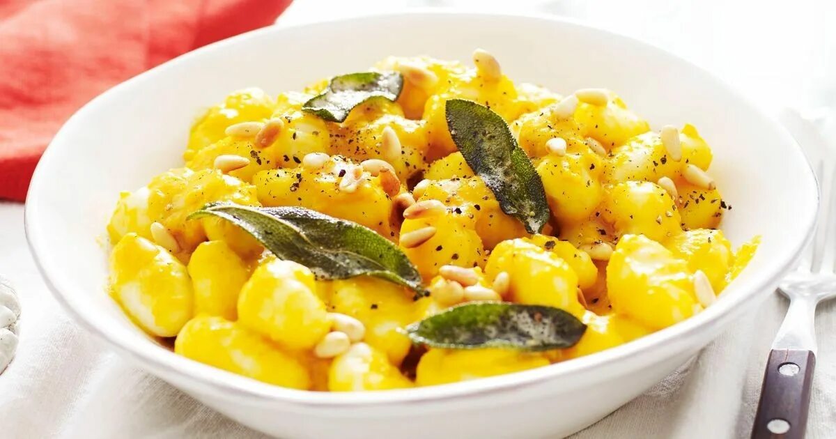 Pumpkin Gnocchi in a Creamy Gorgonzola Sauce Recipe Pumpkin gnocchi, Recipes, Pa