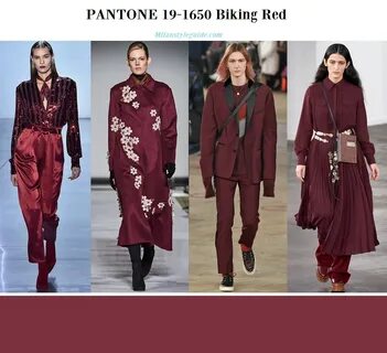 Модные цвета PANTON Осень - Зима 2019/2020