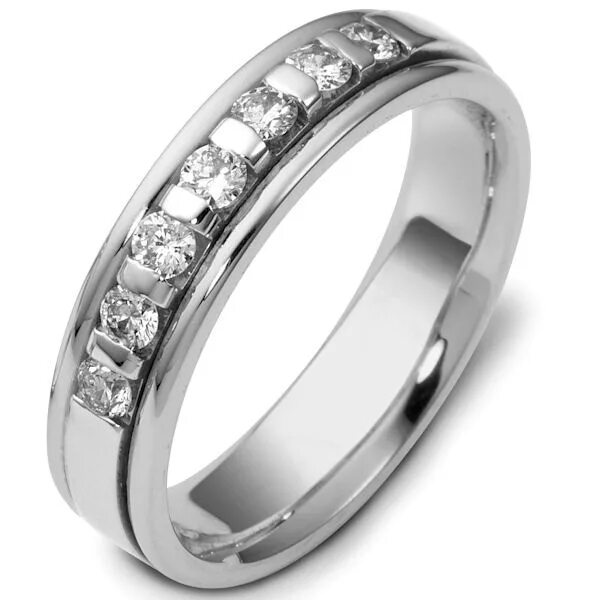 Обручальные кольца с бриллиантами фото Jessica McCormack diamond eternity bands, each set with round brilliant-cut diam