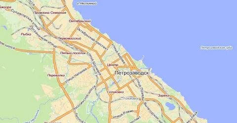 Заводская карта петрозаводск