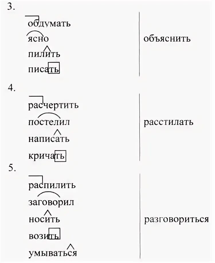 Два корня и окончание примеры