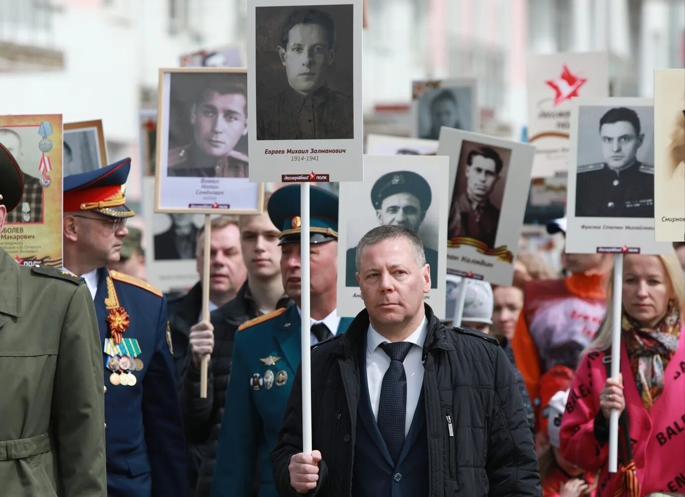 Принимали участие в бессмертном полку