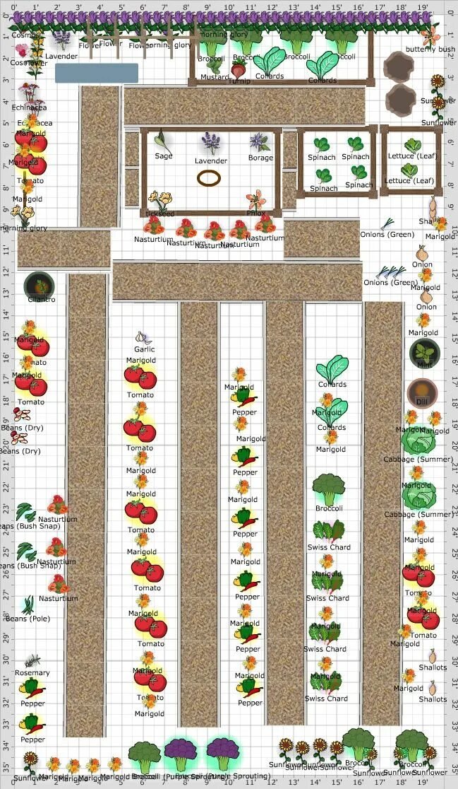 Garden Plan - 2014: 20x20 Garden Vegetable garden planning, Garden planning, Gar