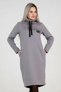 Платье с начесом