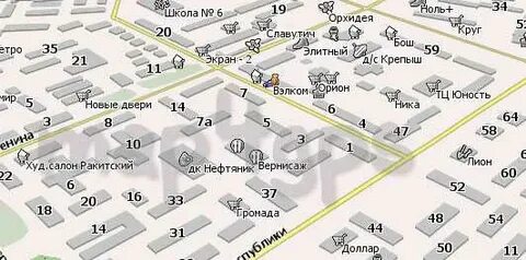 Карта ноябрьска