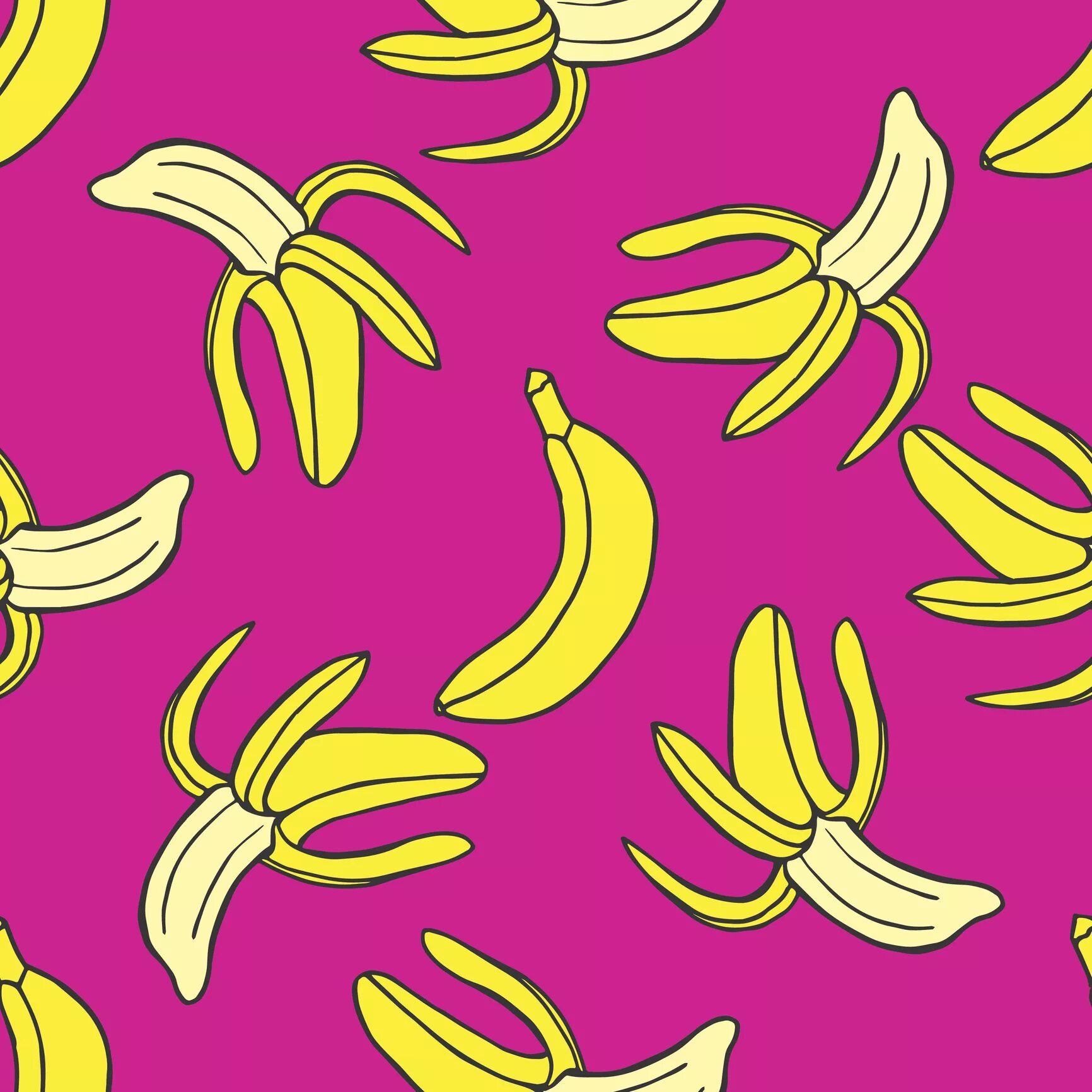 Бананчики. Ткань с бананами. Бананы фон. Банан на розовом фоне. Обои с бананами.