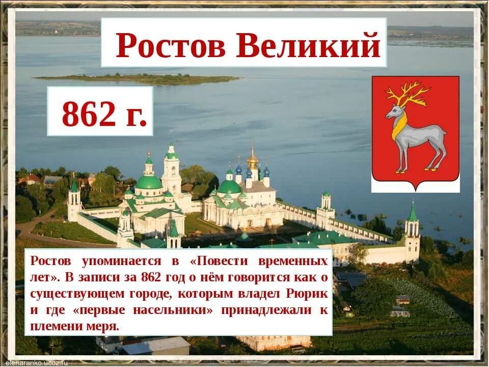 Золотое кольцо россии ростов презентация. Ростов Великий золотое кольцо России. Год основания города Ростов Великий. Основатель золотого кольца город Ростов Великий. Рассказ о городе золотого кольца России Ростов Великий.