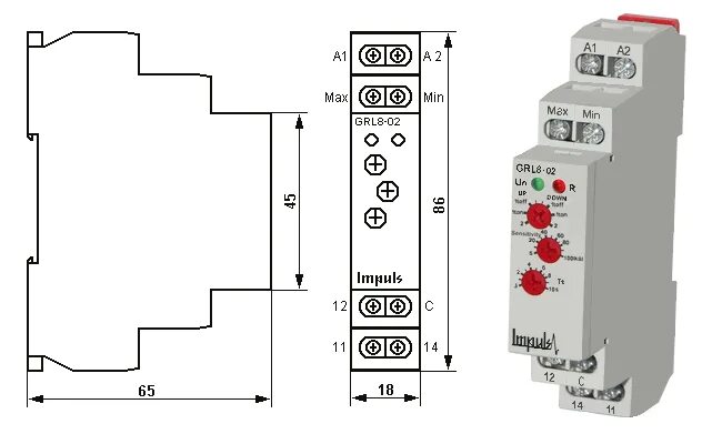 Реле контроля рку. Реле контроля уровня жидкости grl8-02. реле контроля уровня рку-02. реле контроля жидкости 720182400002.