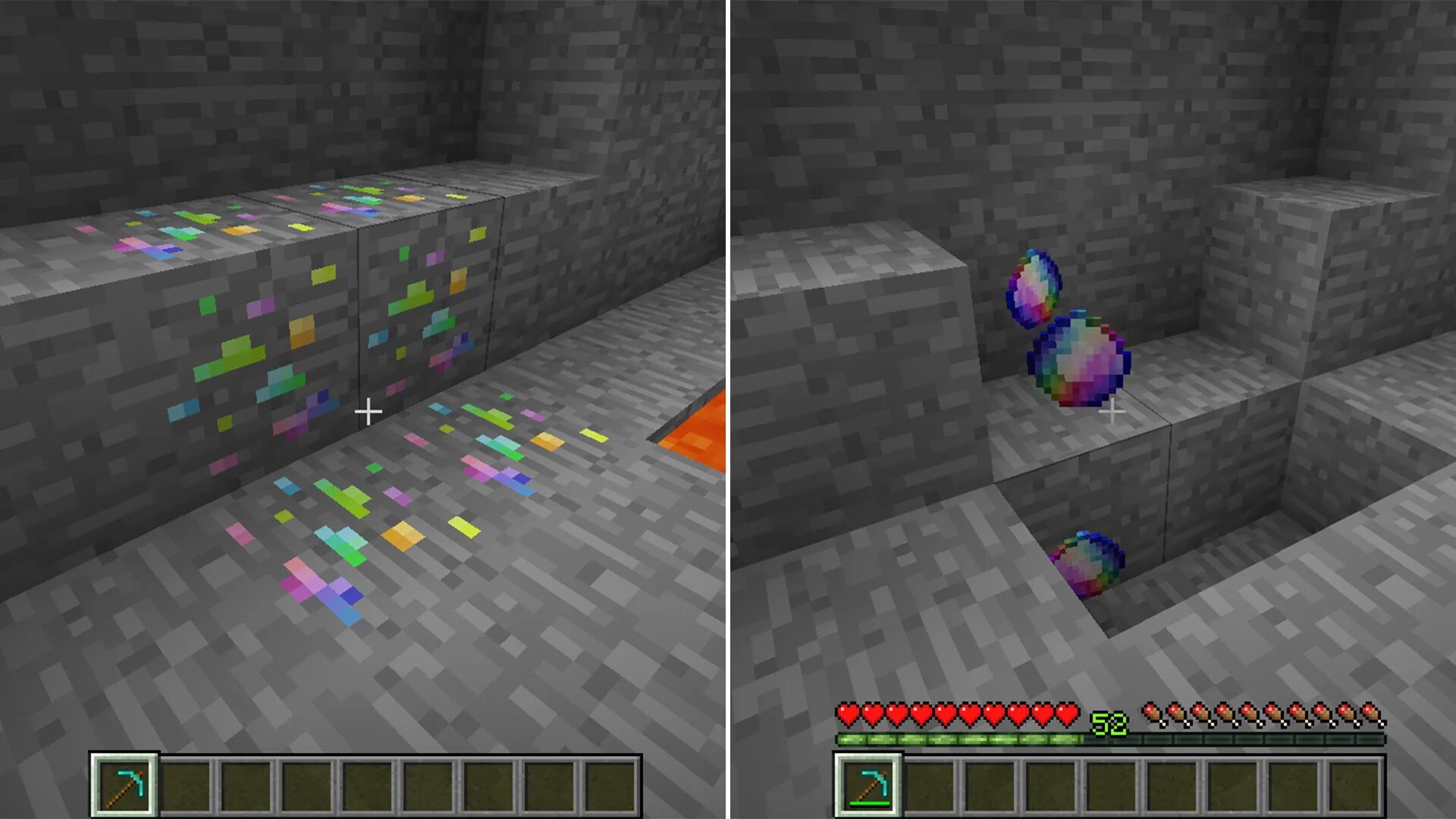 Кольцо с алмазом из майнкрафта. Супер алмазы майнкрафт. Крафты из алмазов в майнкрафте. Мод на радужный алмаз. Супер алмазы майнкрафт.