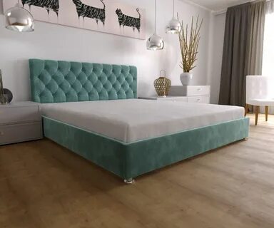 Кровати велюр