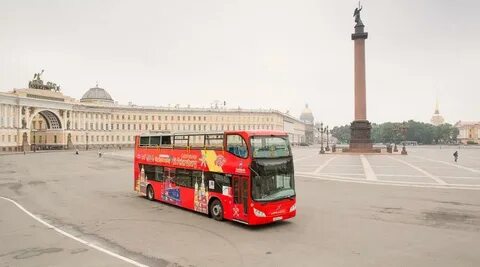 Красный автобус спб