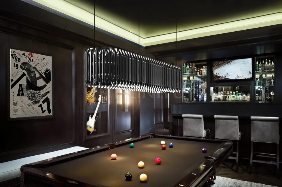 Billiard lights. Matheny Snooker 110 Suspension Light delightfull. Бильярдный светильник лофт. Бильярдная в современном стиле. Освещение бильярдной комнаты.