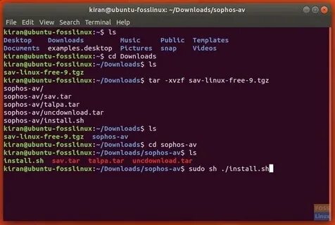 Ubuntu через терминал