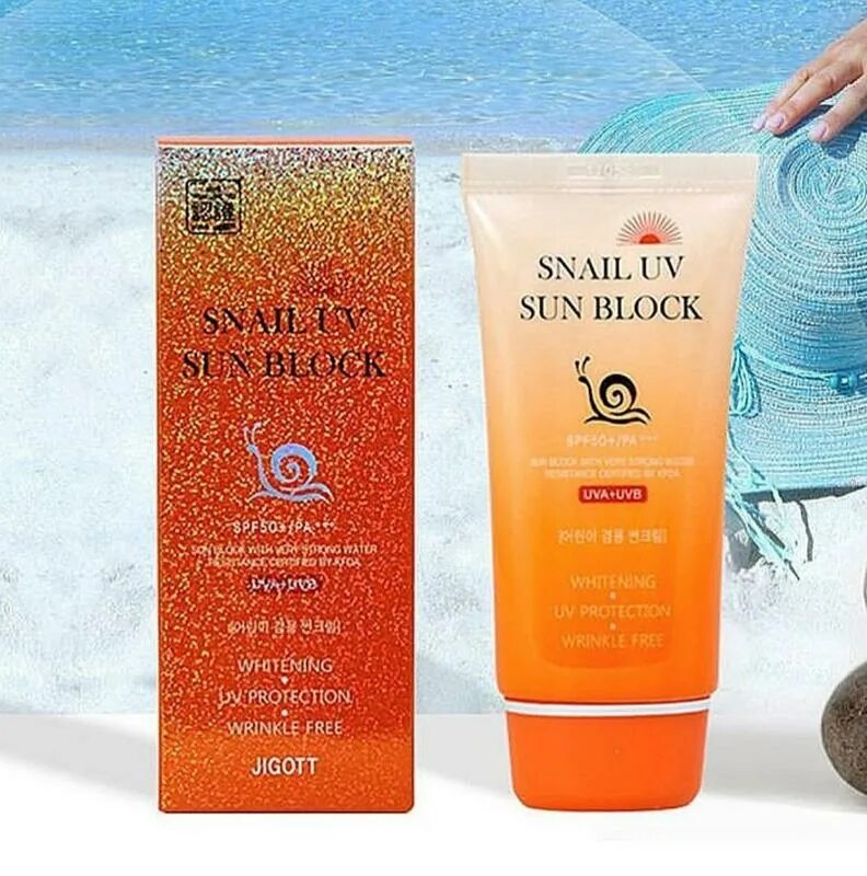 Jigott Snail UV Sun Block Cream солнцезащитный крем. Солнцезащитный крем UV Sun Block spf50+/pa+++ 70ml (Jigott) Snail. Крем солнцезащитный Snail UV Sun Block 70мл. Snail UV Sun Block SPF 50+pa+++.