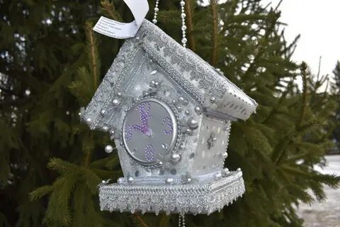 Новогодние игрушки на уличную елку своими руками