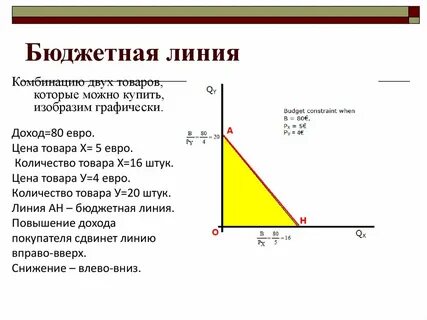 Бюджетная линия это в экономике