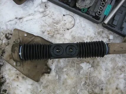 Замена пыльника рулевой рейки калина 1