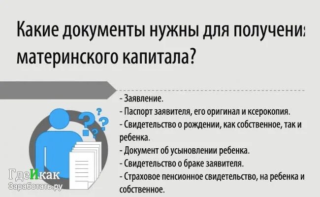 Какие документы нужны для оформления мат капитала. Какие документы нужны для получения мат капитала на второго ребенка. Какие нужны справки для оформления материнского капитала. Какие документы нужно собрать на материнский капитал. Документы необходимые для материнского капитала