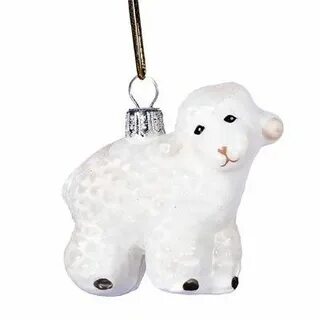 Елочная игрушка барашек