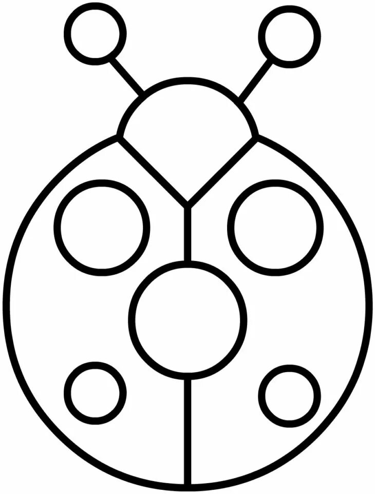 Божья коровка нарисовать