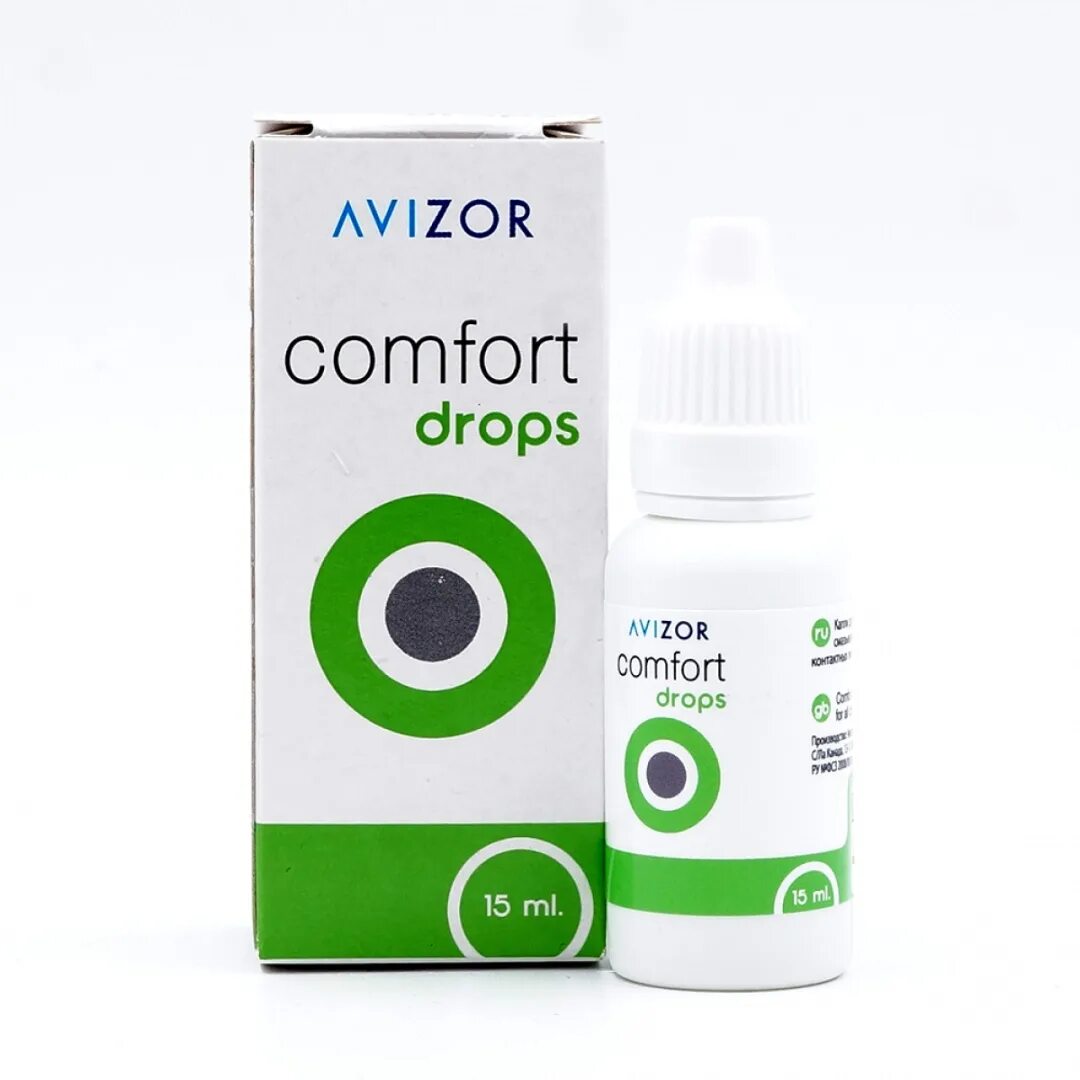 Капли комфорт дропс купить. Avizor Comfort Drops капли. Avizor Comfort Drops капли для линз 15мл. Avizor Comfort Drops 15 мл. Авизор комфорт Дропс увлажняющие капли глазн фл 15мл.