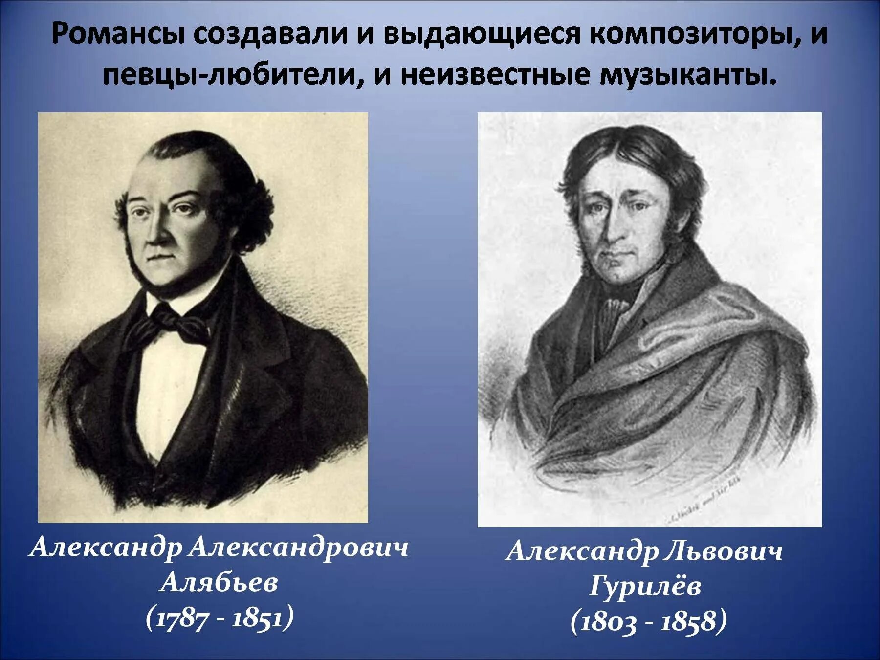 Романсы на стихи композиторов. Композиторы романсов. Русские композиторы которые сочиняли романсы. Алябьев композитор.