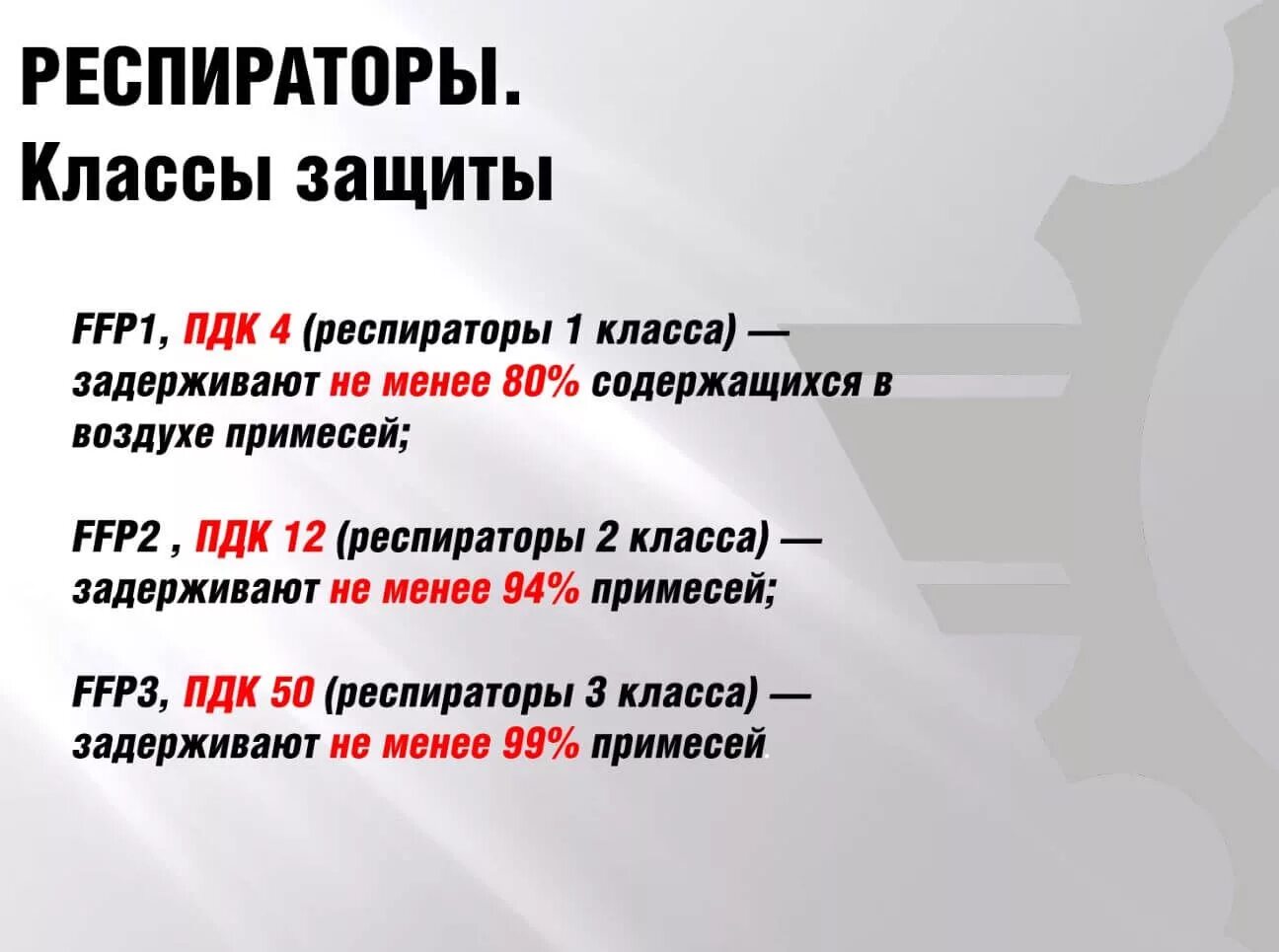 Пдк респираторов. ПДК противогаз. Классы защиты респираторов. Классы защиты респираторов ПДК таблица. Виды респираторов по ПДК.