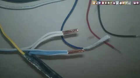 Синий и белый провод какой фаза