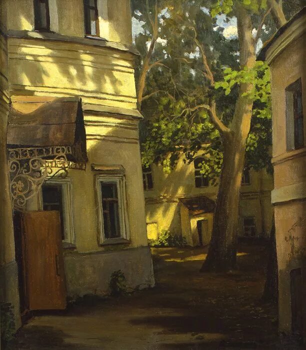 Арт дворы москвы. Арт дворы москвы. Старые московские дворики в картинах художника филиппа кубарева. Лос анджелес закоулки. Ночной двор.