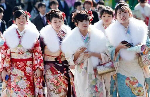 Women's Day Китай. Seijin. Coming of age China. Ceremony of age. Age ceremony