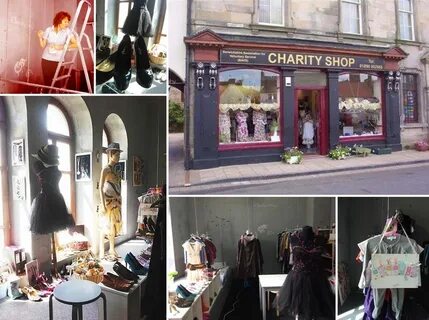 Charity shops are largely
