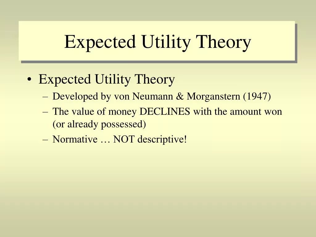 Сообщение expect. Expected utility. utility theory. expected discounted utility theory. expected.