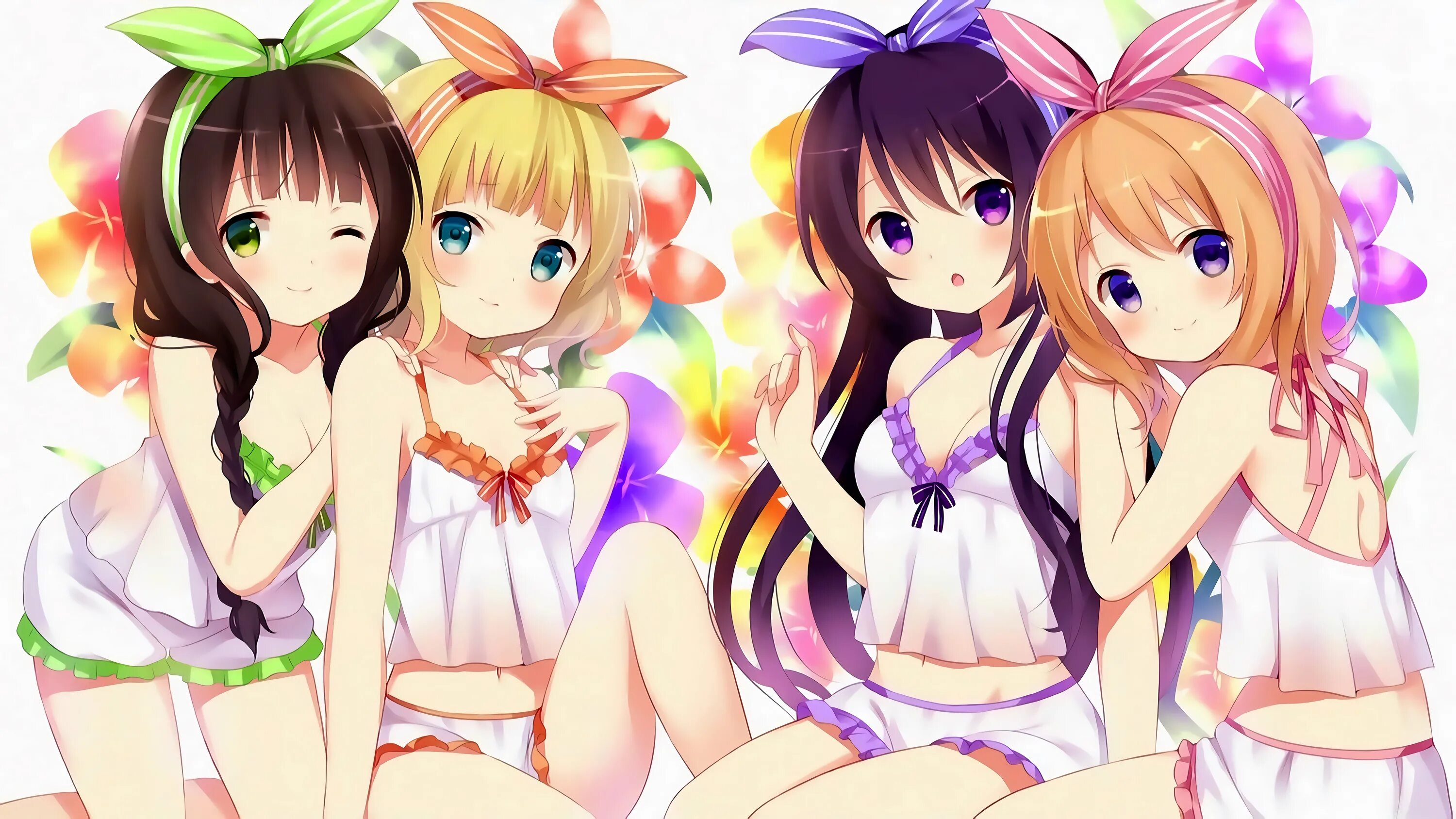 A lot of girls here are. Chiya ujimatsu. Аниме девочки много. Аниме тянка. Куча аниме тянок.