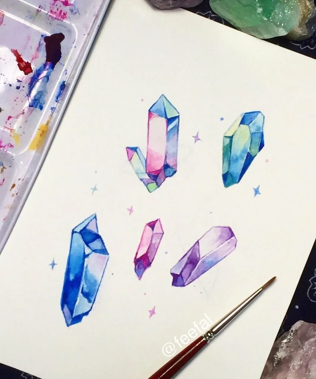 Crystal shards