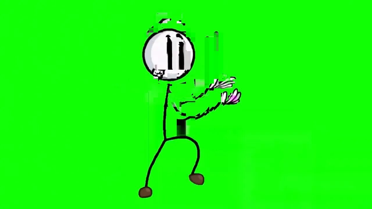 Зелёный Стикмен. Стикмен танцует гиф. Henry Stickman Dance. 1 hours meme