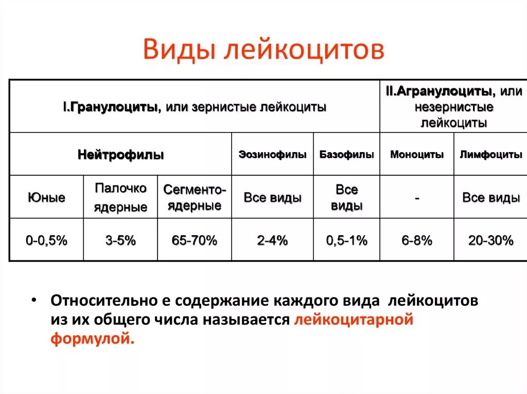 Лейкоциты группа крови. Классификация лейкоцитов лейкоцитарная формула. Классификация лейкоцитов таблица. Функции отдельных форм лейкоцитов. Характеристика различных видов лейкоцитов таблица.