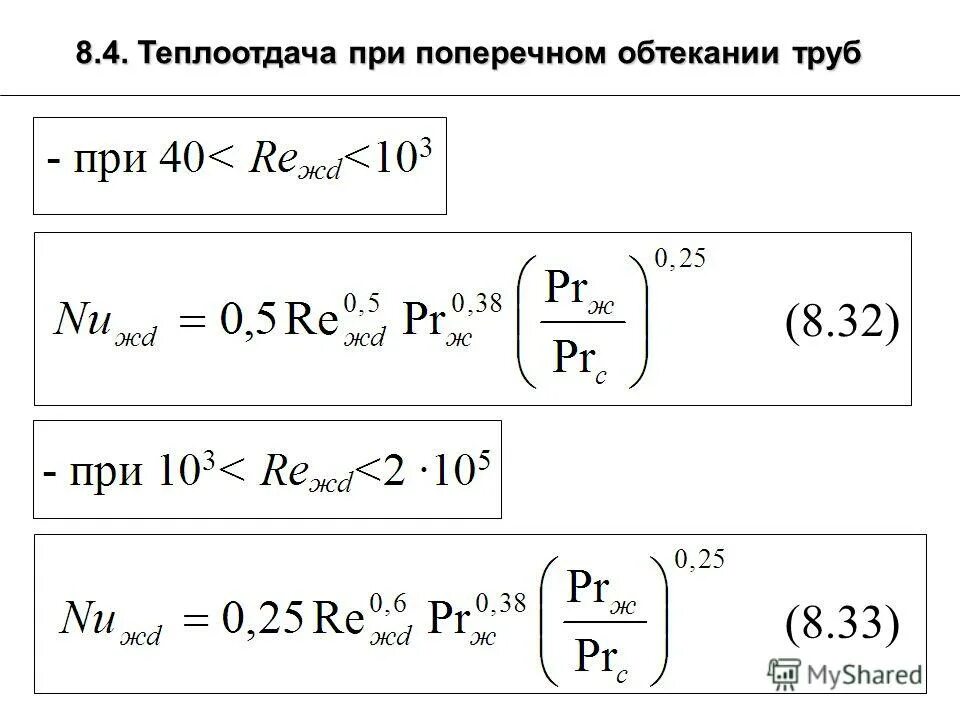 Коэффициент теплоотдачи трубы. Коэффициент теплоотдачи трубы