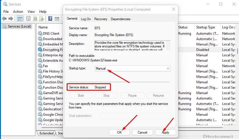 Encryption disabled. Encryption disabled