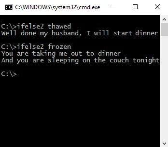 Cmd if