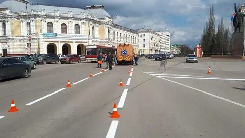 Разметка площадь