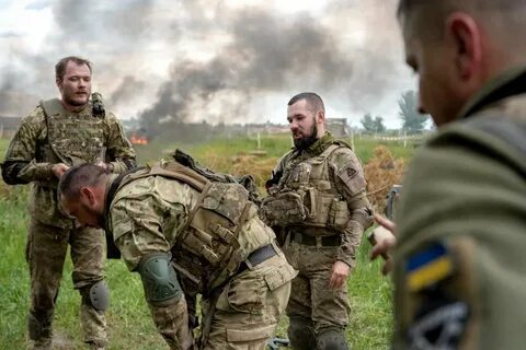 Бойцы украины